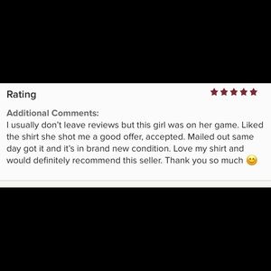 Love when people leave nice reviews :)